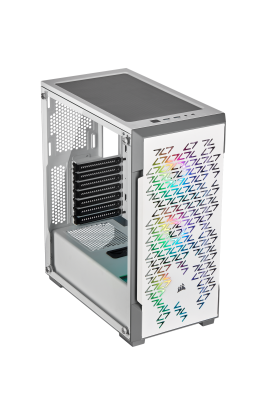 Corsair iCue 220T RGB White Tempered Glass, ATX - Vit#1