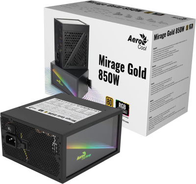 AeroCool Mirage GOLD 850W RGB - Nätaggregat#3