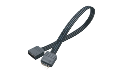Akasa LED-ljusslinga förlängningskabel, RGB, 20cm, 4pin