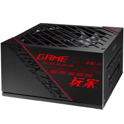 Asus ROG Strix 750W, ATX, 135 mm fläkt, 80PLUS Gold, löstagbara kablar