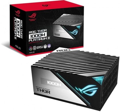 Asus ROG Thor 1000W Platinum II, ATX, 135 mm fläkt, 80PLUS Platinum, semipassivt, löstagbara kablar, OLED display, Aura Sync ARGB#4