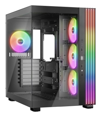 be quiet! Light Base 600 LX Black, ATX, ARGB, fönster - Svart#1