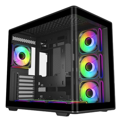 Cooler Master Elite 600, 7x120mm ARGB-fläktar, ATX - Svart#2