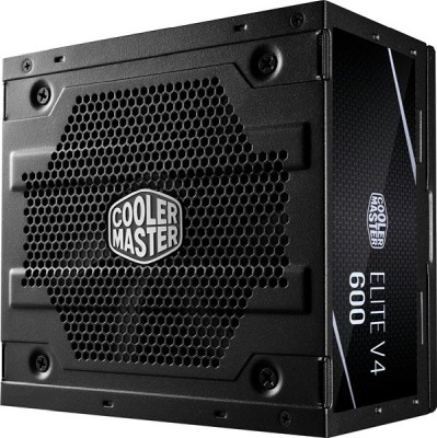 Cooler Master Elite V4 600W, ATX, 120 mm fläkt, 80PLUS White