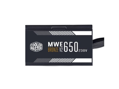 Cooler Master MWE Bronze V2 650W, ATX, 12 cm fläkt, 80PLUS Bronze#4