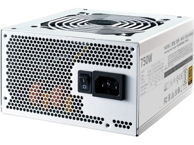 Cooler Master MWE 750W V2, ATX 3.1, 120 mm fläkt, 80PLUS Gold, semipassivt, löstagbara kablar - Vit#2