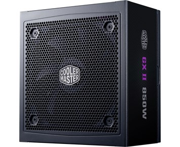 Cooler Master GX II, ATX 850W, ATX 3.0, 12 cm fläkt, 80PLUS Gold, löstagbara kablar