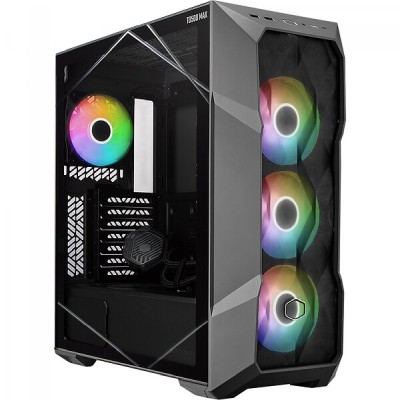 Cooler Master TD500 MAX, inkl. 360mm AIO vattenkylning och 850W Gold ATX 3.0 nätagg - Svart