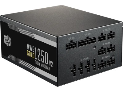 Cooler Master MWE 1250W V2, ATX 3.1, 140 mm fläkt, 80PLUS Gold, semipassivt, löstagbara kablar#5