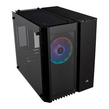 Corsair Crystal Series 280X RGB Tempered Glass, MicroATX, fönster - Svart