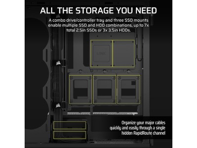 Corsair 5000T, ATX, TG - Svart#6