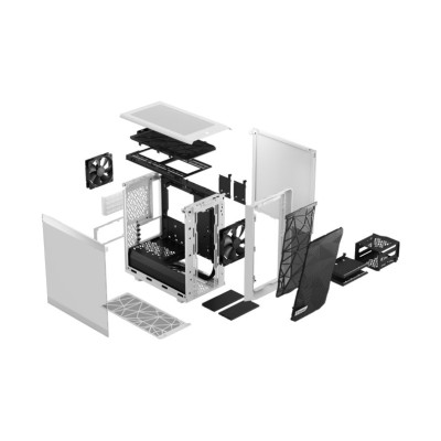 Fractal Design Meshify 2 Mini Tempered Glass Clear Tint, MicroATX - Vit#2