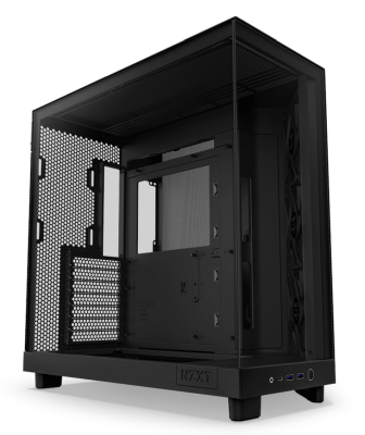 NZXT H6 Flow, Mid Tower Case, ATX - Svart#1