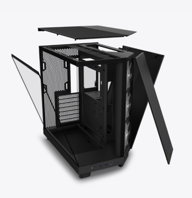 NZXT H6 Flow RGB, Mid Tower Case, ATX - Svart#2