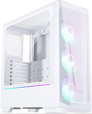 Phanteks Eclipse G360A Mid Tower Case, Temp Glass, DRGB, Matte White#1