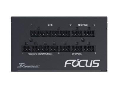 Seasonic Focus GX 650W, 120 mm fläkt, 80PLUS Gold, semipassivt, löstagbara kablar#4
