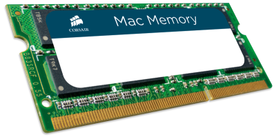 8 GB DDR3L-1600 SODIMM, 1,35V, Corsair Mac Memory, Apple qualified