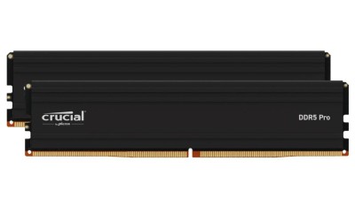 CRUCIAL DRAM Crucial - DDR5 - sats - 64 GB: 2 x 32 GB - DIMM 288-pin - 5600 MHz / PC5-44800 - CL46 - 1.1 V - ej buffrad - on-die ECC - svart
