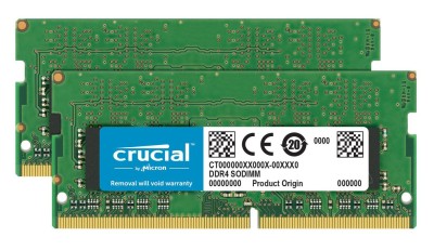 Crucial 32GB DDR4 SODIMM 2400MT/s, 2x260, CL17, DRx8