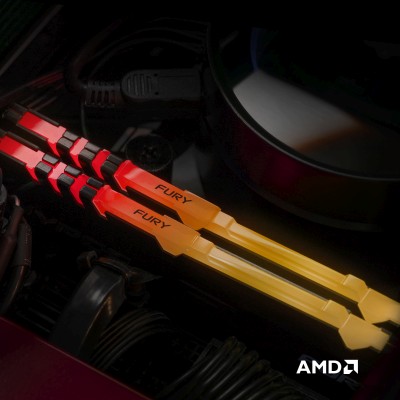 32 GB (2x16GB) DDR4-3600 Kingston FURY Beast RGB CL18 - Svart#3