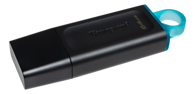 64 GB Kingston DataTraveler Exodia M, USB 3.2, Svart/blå
