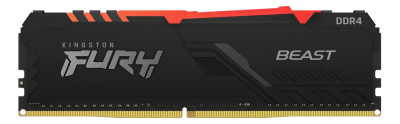 KINGSTON 32GB 2666MHz DDR4 CL16 DIMM FURY Beast RGB