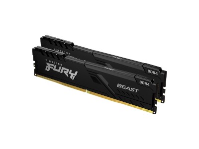Kingston 8GB 3200MHz DDR4 CL16 DIMM (Kit of 2) FURY Beast Black