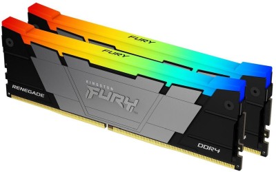 64 GB (2x32GB) DDR4-3200 Kingston FURY Renegade RGB CL16 - Svart