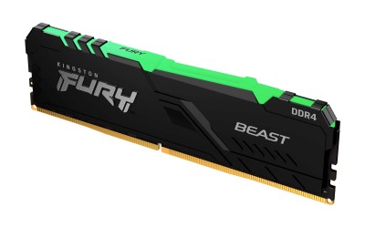 8 GB DDR4-2666 Kingston FURY Beast RGB CL16 - Svart