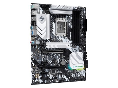 ASRock H670 Steel Legend Moderkort ATX, DDR4 (5333mhz max), PCie 5.0 x16#2