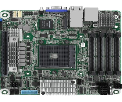 ASRock Rack X570D4I-2T, AMD Socket AM4, X570, Mini-ITX, 4xDDR4, PCI Express, M.2 + SATA3 RAID, USB 3.2 Gen2, 2x10Gbe#1