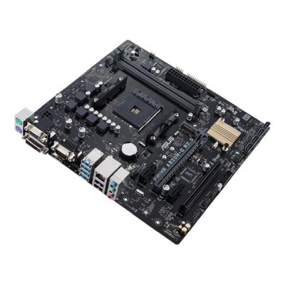 Asus Prime A320M-C R2.0, AMD Socket AM4, A320, MicroATX, 4xDDR4, M.2 + SATA3 RAID, VGA/DVI/HDMI, GigaLAN, 7.1-ljud, USB 3.1#2