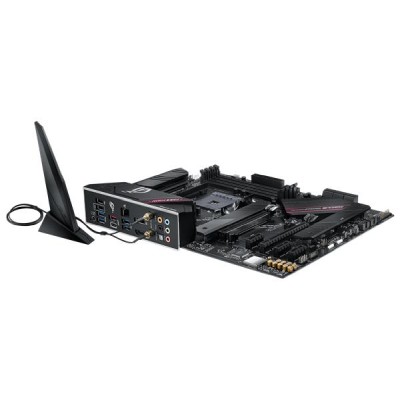 Asus ROG STRIX B550-F GAMING (WI-FI), AMD Socket AM4, B550, ATX, 4xDDR4, CrossFireX, 2xPCI Express, 2xM.2 + SATA3 RAID, HDMI/DP, 7.1-ljud, USB-C, 2.5Gbe LAN, WiFi 6, Bluetooth, Aura Sync RGB#3