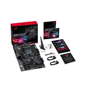 Asus ROG STRIX B550-F GAMING (WI-FI), AMD Socket AM4, B550, ATX, 4xDDR4, CrossFireX, 2xPCI Express, 2xM.2 + SATA3 RAID, HDMI/DP, 7.1-ljud, USB-C, 2.5Gbe LAN, WiFi 6, Bluetooth, Aura Sync RGB#4