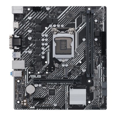Asus Prime H510M-D, Intel LGA1200, H510, PCI Express, MicroATX, 2xDDR4, M.2 + SATA3, VGA/HDMI, USB 3.2, 7.1 audio, GigaLAN