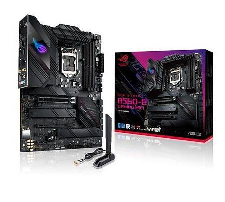 Asus ROG Strix B560-E GAMING WIFI, Intel LGA1200, 2xPCI Express, ATX, 4xDDR4, 3xM.2 + SATA3, HDMI/DP, USB-C, 7.1 audio, 2.5Gbe LAN, WiFi 6E, Aura Sync RGB