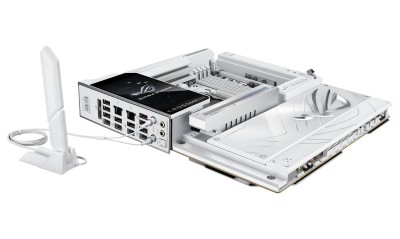 Asus ROG Crosshair X870E GLACIAL, AMD Socket AM5, ATX, 4xDDR5, 6xPCI Express, 7xM.2 + SATA3 RAID, HDMI/2xUSB4, ROG SupremeFX 7.1 audio, 2x10GbE LAN, WiFi 7, Bluetooth 5.4, Aura Sync RGB#9