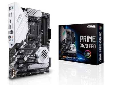 Asus Prime X570-Pro, AMD Socket AM4, X570, ATX, 2xPCIe 4.0, SLI/CFX, 2xM.2, USB 3.2