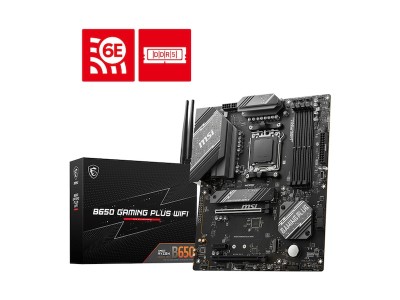 MSI B650 Gaming Plus WIFI Moderkort AM5, AMD B650, DDR5, 2x PCI-E 4.0, 2x M.2