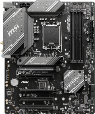 MSI B760 GAMING PLUS WIFI, Intel LGA1700, 5xPCI Express, ATX, 4xDDR5, 2xM.2 + SATA3 RAID, HDMI/DP, USB-C, 2.5Gbe LAN, WiFi 6E, Bluetooth 5.3, RGB Mystic Light#5
