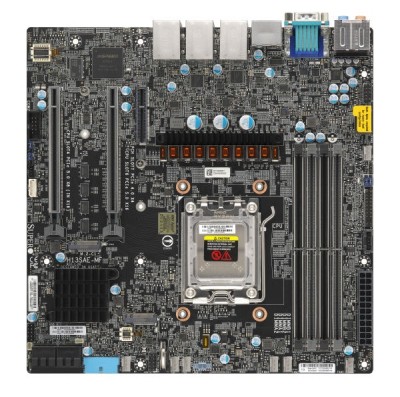 Supermicro H13SAE-MF, AMD AM5, B650, MicroATX, 2xPCI Express, 4xDDR5, 2xM.2 + SATA3 RAID, HDMI/DP, USB-C, 2xGigaLAN