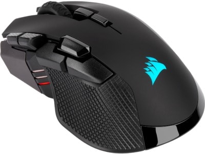 Corsair Ironclaw RGB Wireless Gaming Mouse, 18000 dpi - Svart