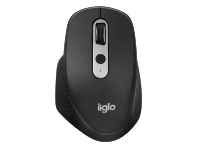 iiglo MX Multi trådlös mus 2,4 GHz och Bluetooth dubbelt läge, tyst, ergonomiskt, uppladdningsbart, 2 rullh#2