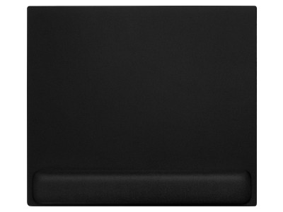 iiglo musmatta med handledsstöd (svart) ergonomisk, gelpad, 32x28cm, 13mm handstödshöjd, halkfri