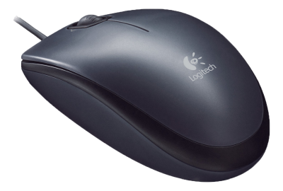 Logitech M90, 1000 dpi - Svart