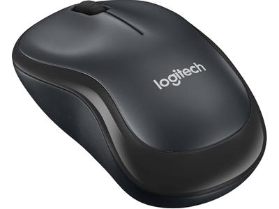 Logitech M220 Silent, USB nano-adapter, 1000 dpi - Svart