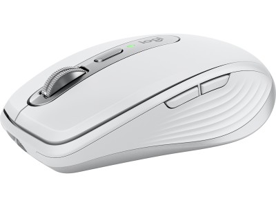 Logitech MX Anywhere 3S for Mac, 8000 dpi, RF/Bluetooth - Gråvit