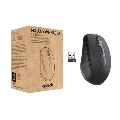 Logitech MX Anywhere 3S for Business, 8000 dpi, RF/Bluetooth - Grafit#8