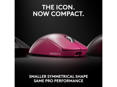 Logitech G Pro X Superlight 2c Wireless Gaming Mouse, 44000 dpi, 51g - Rosa#2