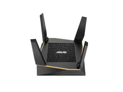 Trådlös router Asus RT-AX92U Wireless AX6100 Tri-Band med 4-port Gigabit switch, AiMesh, WiFi 6
